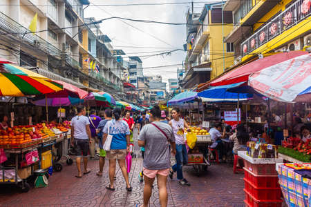 BANGKOK, THAILAND, 14 JANUARY 2020: Chinatown district of Bangkokのeditorial素材