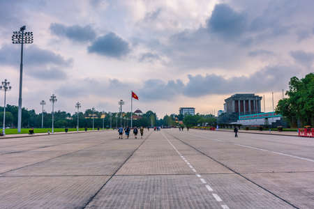 HANOI, VIETNAM, 4 JANUARY 2020: Mausoleum of Ho Chi Minhのeditorial素材