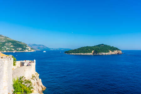 Island near Dubrovnik, Croatiaのeditorial素材