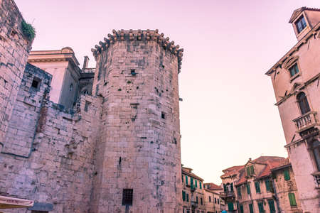 Castle in Split historic center, Croatiaのeditorial素材