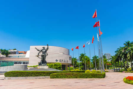 GUANGZHOU, CHINA, 18 NOVEMBER 2019: Guangzhou Concert Hallのeditorial素材