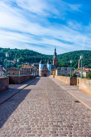 HEIDELBERG, GERMANY, 20 JULY 2020: Old Bridge of Heidelbergのeditorial素材