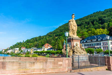 HEIDELBERG, GERMANY, 20 JULY 2020: Old Bridge of Heidelbergのeditorial素材