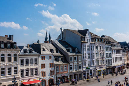 TRIER, GERMANY, 20 JULY 2020: View of Trier historic centerのeditorial素材
