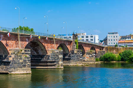 TRIER, GERMANY, 20 JULY 2020: Roman Bridge of trierのeditorial素材