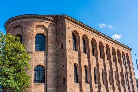 TRIER, GERMANY, 20 JULY 2020: Evangelical church of Trier, once a roman templeのeditorial素材