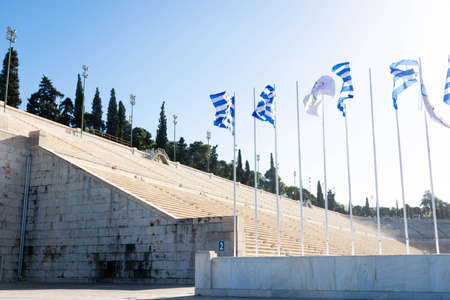 Panathenaic Stadium of Athens, Greeceの写真素材