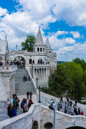 View of Budapest city center, Hungaryの写真素材
