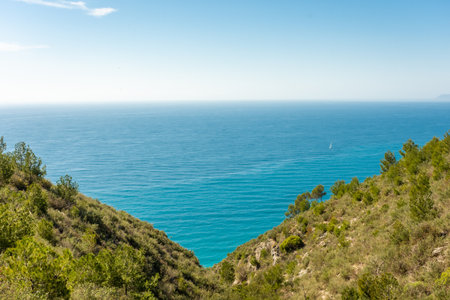 Ligurian Sea from the Hills, Italy
