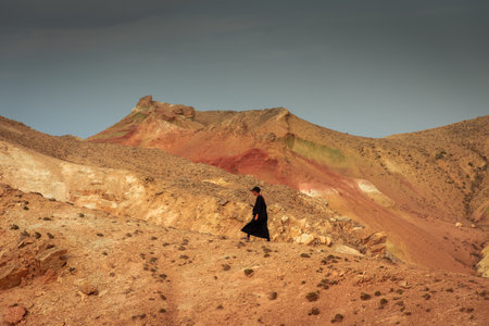 The Red Canyon of the Aral Sea, Uzbekistanの写真素材