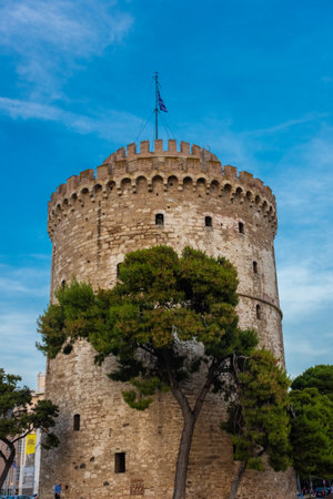 White Tower of Thessaloniki, Greeceの写真素材