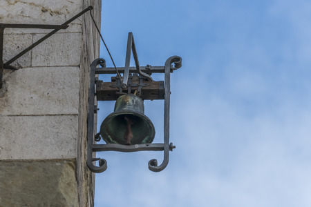 Bell at Cathedral of St. Peter in Regensburgの写真素材