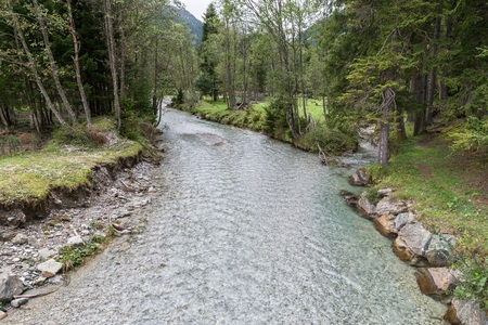Creek in the Weisspriach Valley in Lungau, Austria