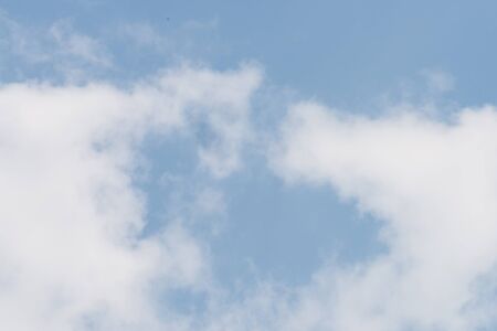 Clouds in the sky that look like faces (Pareidolia)