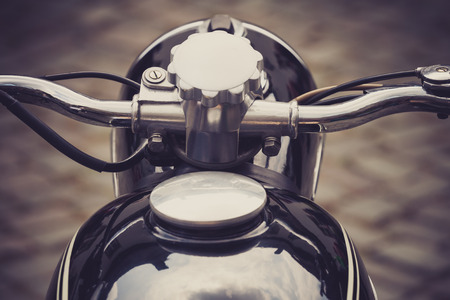 motorcycle handlebarの写真素材