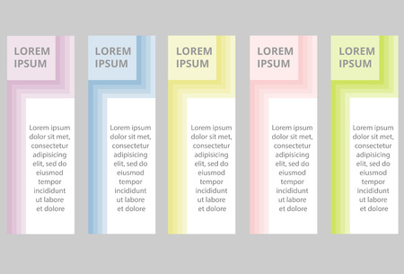 abstract info graphicのイラスト素材