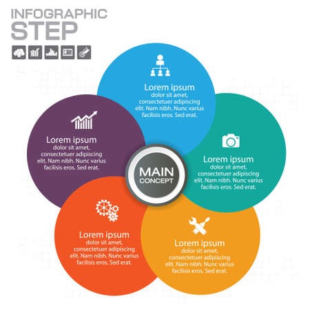 Infographic Templates for Business Vector Illustration.のイラスト素材
