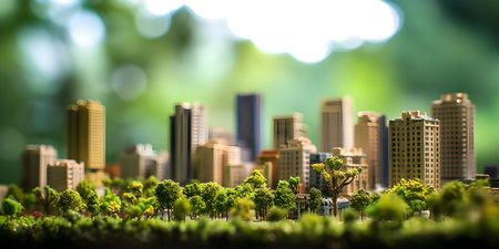 Green city of the future. City of the future.の素材