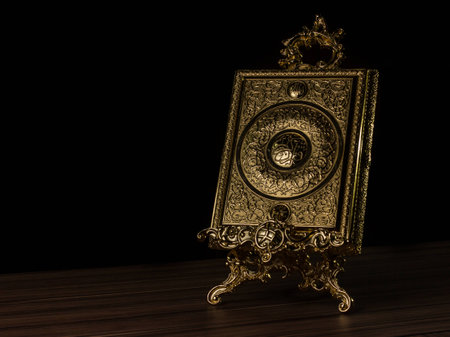 Golden Quranの写真素材