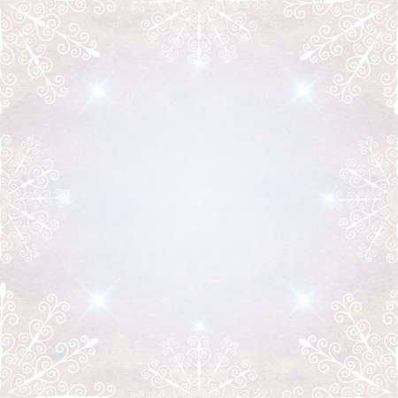 Christmas seamless background with snowflakes. Winter patternの写真素材