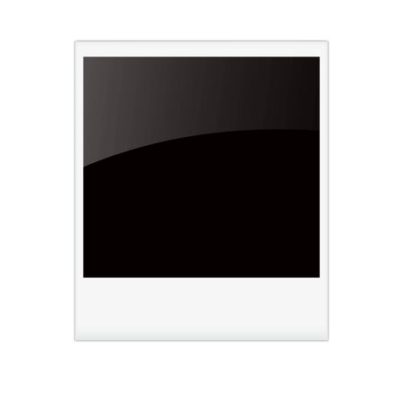 Detailed illustration of Empty photo frame. Vector illustrationのイラスト素材