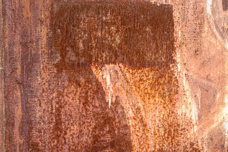 Background of rusty metal texture. Closeup photo