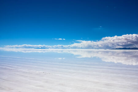 Salar de Uyuni, Salt Flats, Boliviaの写真素材