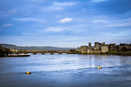 King John Castle in Limerick, Irelandのeditorial素材
