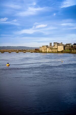King John Castle in Limerick, Irelandのeditorial素材