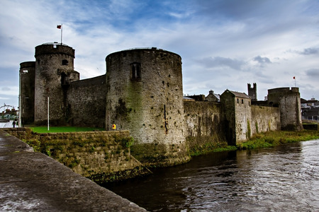King John Castle in Limerick, Irelandのeditorial素材