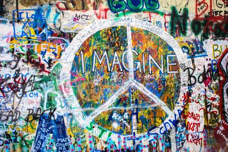 The Lennon Wall, Pragueのeditorial素材