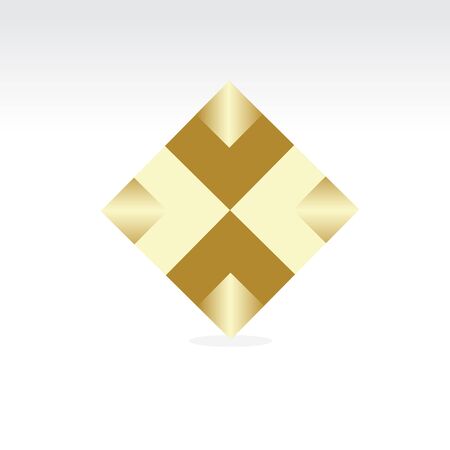 Thai Gold square shapeのイラスト素材