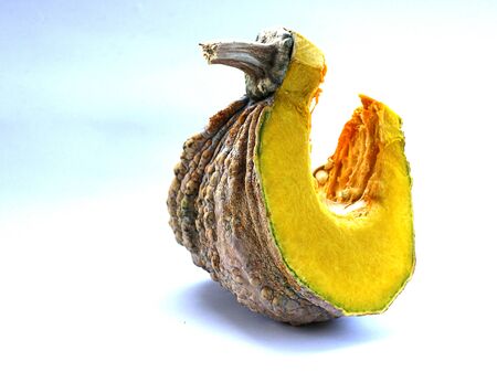 A piece of Thai pumpkinの写真素材