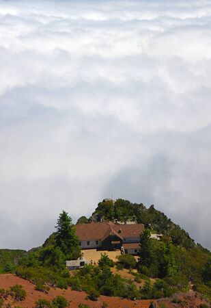 View from the hill on the island of Madeiraの写真素材