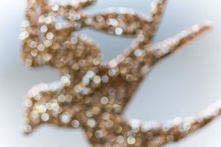 Blurred bokeh from glitter sparrow.の写真素材