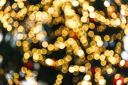 Christmas colorful bokeh from Christmas tree.の写真素材