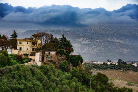 The fabulous cliffs of the Old Town of Ronda in Andalusia, Spain