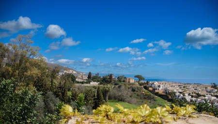 View of the Town of Benalmadena in Andalusia, Spain