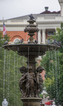 Nice architectural details of the city of Boston, Massachusetts, USAのeditorial素材