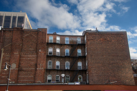 View of the architecure of the city of Boston, Massachussetts, USA and its architectureの写真素材