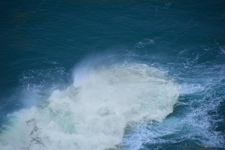 Seen on the site of Boca da Roca in the west of Portugalの写真素材