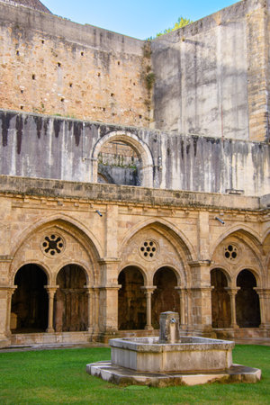 Architecture of the pretty city of Coimbra in the west of Portugalのeditorial素材
