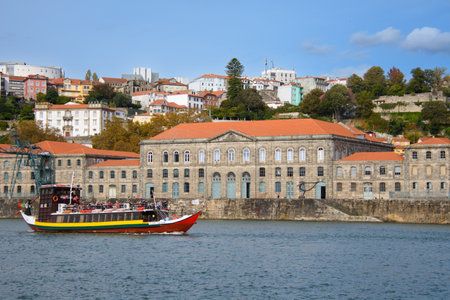 View of the pretty city of Porto, in Portugalの写真素材