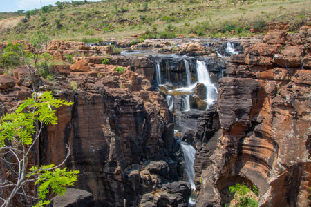 Blyde Canyon South Africa, in the area called the Potholeの写真素材