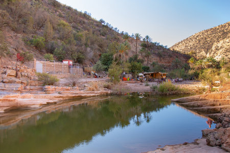 Travel in the paradise Valley, north of Agadir, Moroccoの写真素材