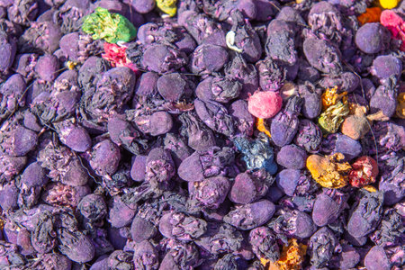 Colorful product found displayed in the souks of Moroccan cities
