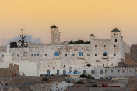 Architectural of the pretty city of Safi in western Moroccoの写真素材