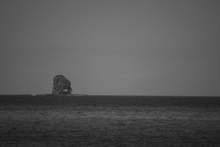 Landscape of the coast on the Pacific Rimの写真素材