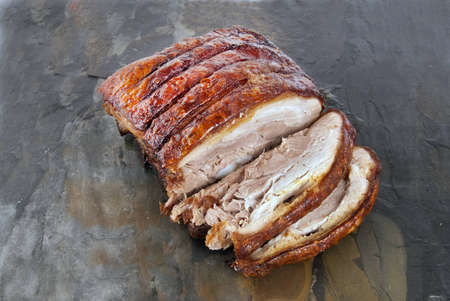 Fresh farm pork freshly roastedの写真素材