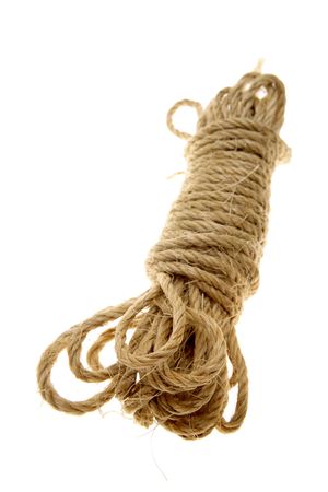Rope isolated over white